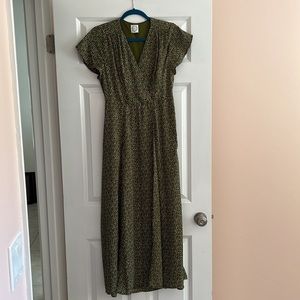 Olive green maxi